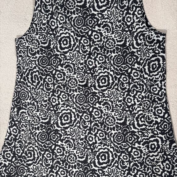 Rip Skirt Mini Dress Women’s XXL Sun Dress Night Blooms Hawaiian Beach Resort - Picture 3 of 12